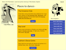 Tablet Screenshot of dancewith.co.uk